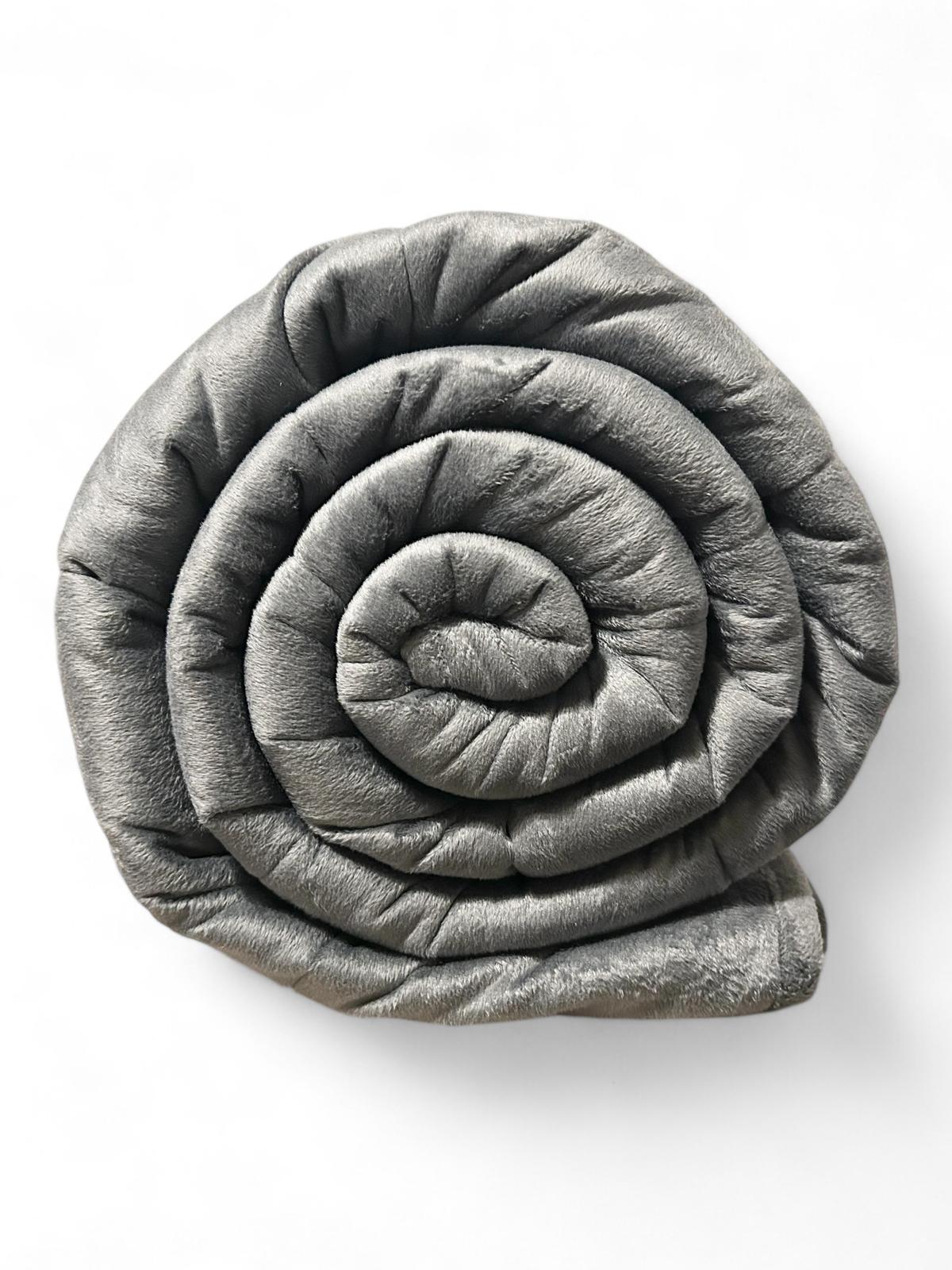 Minky Weighted blanket - Chicago Grey