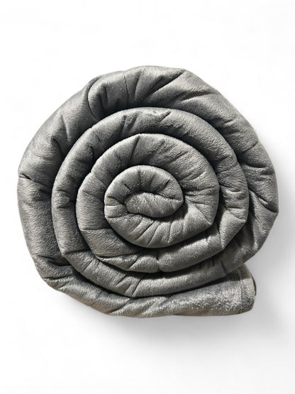 Minky Weighted blanket - Chicago Grey