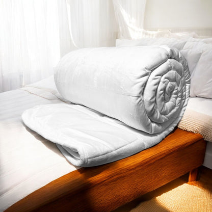 Minky Weighted Blanket - Ice White